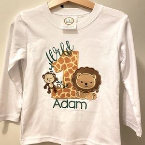 Toddler first birthday shirt 2T